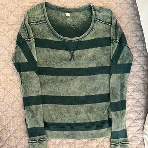 Free People Striped Thermal